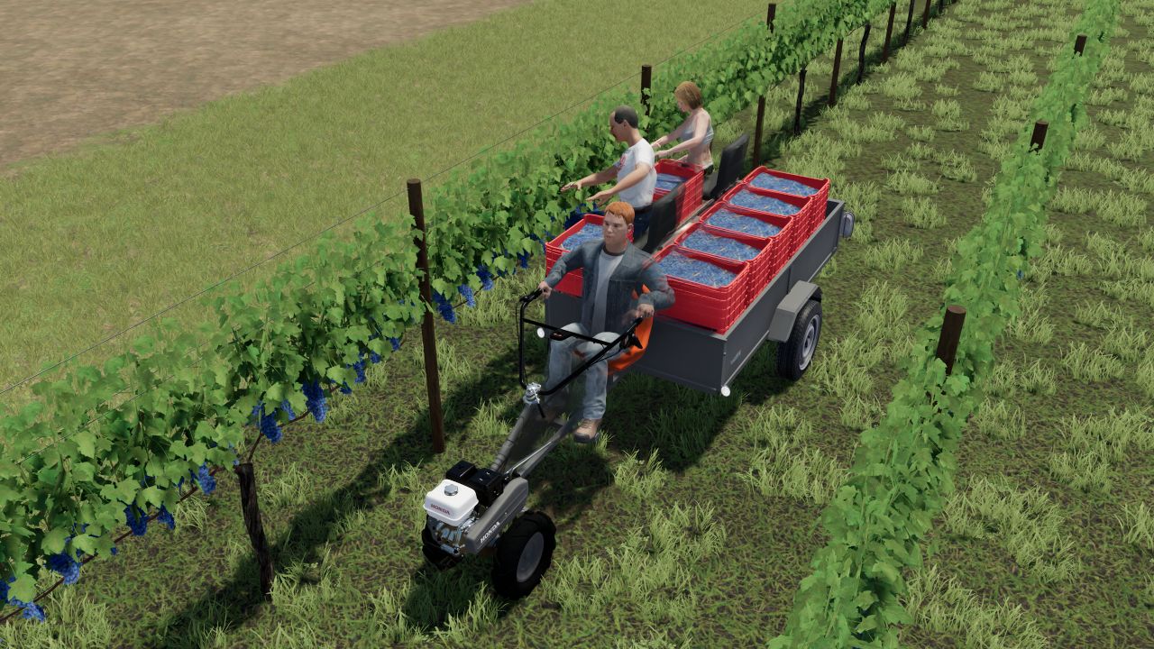 Small Tractor For Harvest (with animations)